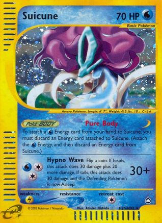 Suicune (H25) H25/147 - Holo Rare - Holofoil