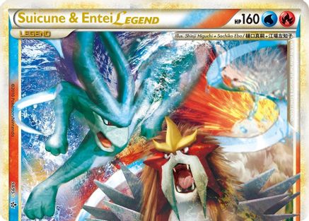 Suicune & Entei Legend (Top) 094/95 - Ultra Rare - Holofoil