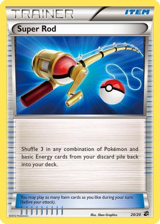 Super Rod 020/20/20 - Holo Rare - Holofoil