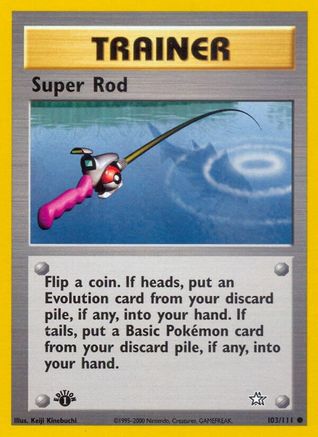 Super Rod 103/111/111 - Common - 1st Edition