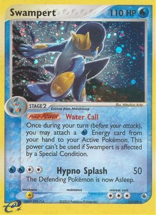 Swampert 013/109/109 - Holo Rare - Holofoil
