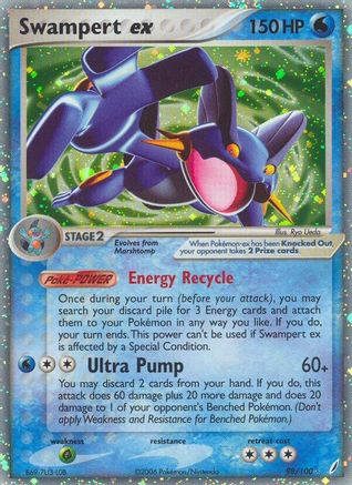 Swampert ex 098/100/100 - Ultra Rare - Holofoil