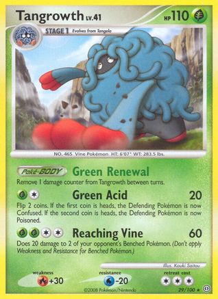 Tangrowth 029/100 - Rare