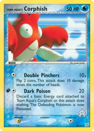 Team Aqua's Corphish 026/95/95 - Uncommon