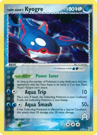 Team Aqua's Kyogre 003/95 - Holo Rare - Holofoil