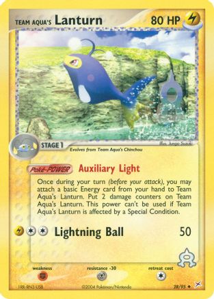 Team Aqua's Lanturn 028/95 - Uncommon