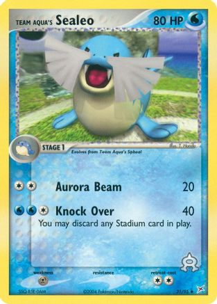 Team Aqua's Sealeo 031/95/95 - Uncommon