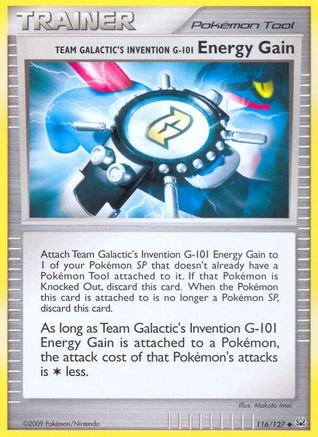 Team Galactic's Invention G-101 Energy Gain 116/127/127 - Uncommon