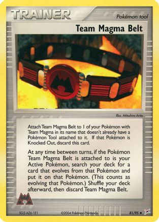 Team Magma Belt 081/95 - Uncommon