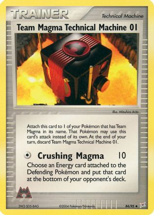 Team Magma Technical Machine 01 084/95 - Uncommon