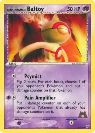 Team Magma's Baltoy 032/95/95 - Uncommon