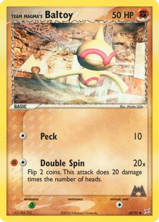 Team Magma's Baltoy 060/95/95 - Common