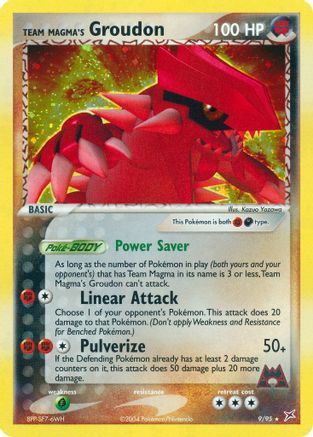 Team Magma's Groudon 009/95 - Holo Rare - Holofoil