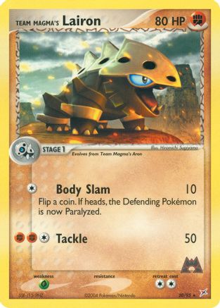 Team Magma's Lairon 020/95/95 - Rare