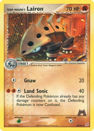 Team Magma's Lairon 036/95/95 - Uncommon