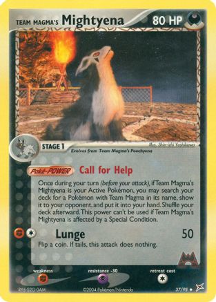Team Magma's Mightyena 037/95/95 - Uncommon