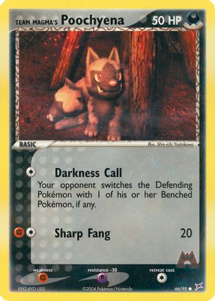 Team Magma's Poochyena 066/95/95 - Common