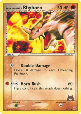 Team Magma's Rhyhorn 038/95/95 - Uncommon