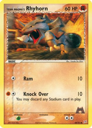 Team Magma's Rhyhorn 068/95/95 - Common