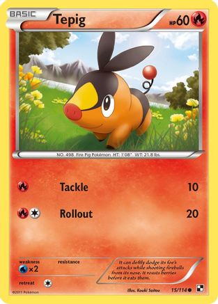 Tepig (15) 015/114/114 - Common