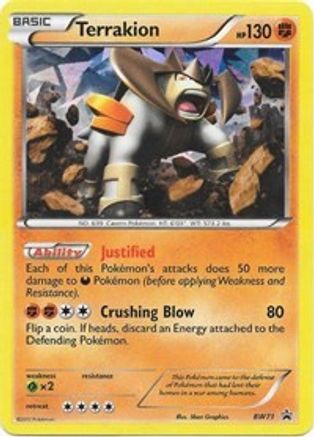 Terrakion BW71/101 - Promo - Holofoil