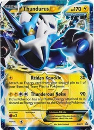Thundurus EX (Team Plasma) BW81/101 - Promo - Holofoil