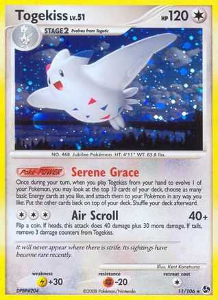 Togekiss 011/106 - Holo Rare - Holofoil