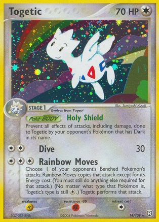 Togetic 014/109 - Holo Rare - Reverse Holofoil