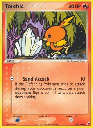 Torchic 066/100/100 - Common - Reverse Holofoil