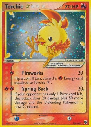 Torchic Star 108/109 - Ultra Rare - Holofoil