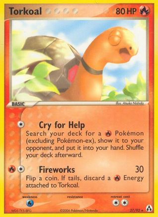 Torkoal 027/92 - Rare