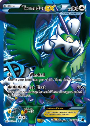 Tornadus EX (Team Plasma) (114 Full Art) 114/116 - Ultra Rare - Holofoil