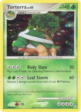 Torterra 017/130/130 - Holo Rare - Holofoil