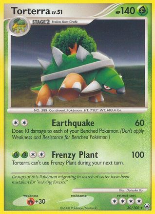 Torterra 030/100 - Rare