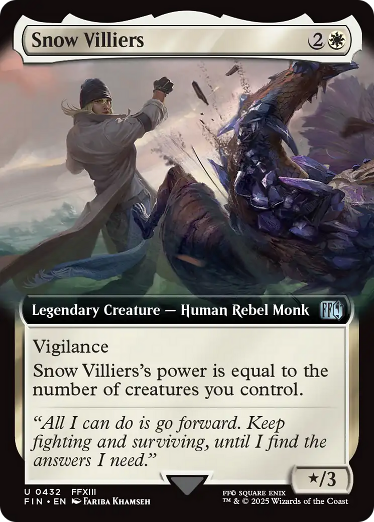 Snow Villiers (Extended Art) (FIN-432) - FINAL FANTASY Foil