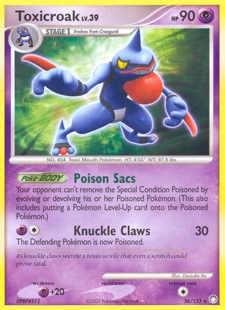 Toxicroak 036/123 - Rare