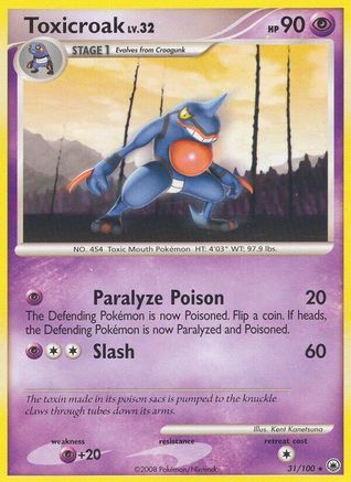 Toxicroak 031/100 - Rare