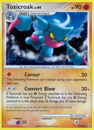 Toxicroak 011/99/99 - Holo Rare - Holofoil