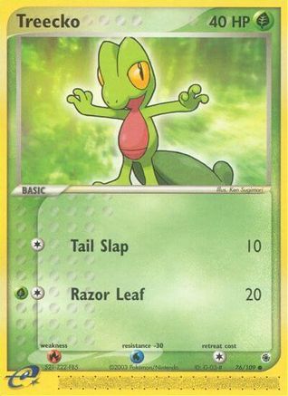 Treecko 076/109/109 - Common