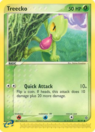 Treecko 080/97/97 - Common