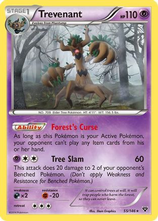 Trevenant 055/146/146 - Holo Rare - Holofoil