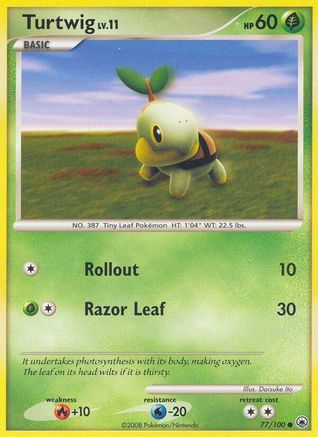 Turtwig (77) 077/100 - Common