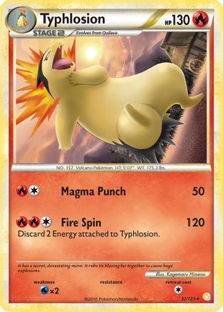 Typhlosion 032/123 - Rare