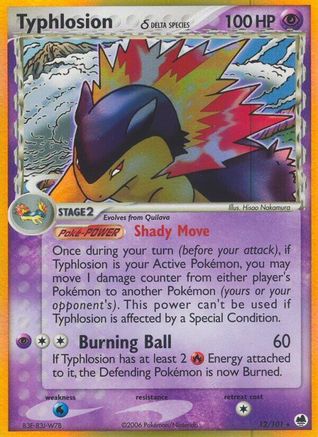 Typhlosion (Delta Species) 012/101/101 - Holo Rare - Holofoil