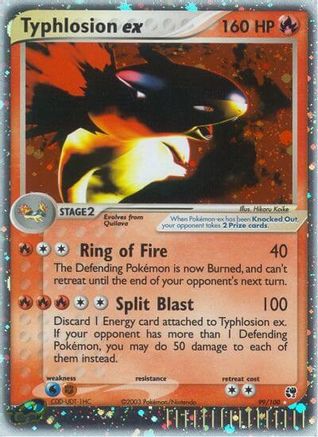Typhlosion ex 099/100 - Ultra Rare - Holofoil