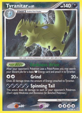 Tyranitar 030/100 - Rare