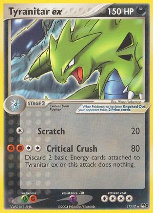 Tyranitar ex (Holo) 017/17 - Ultra Rare - Holofoil