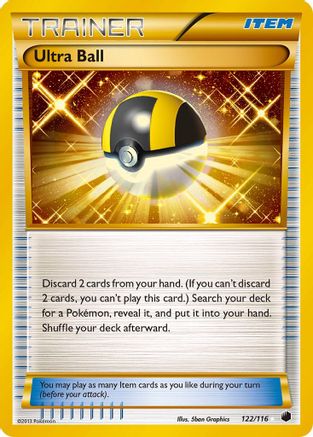 Ultra Ball 122/116 - Secret Rare - Holofoil