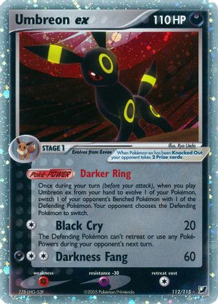 Umbreon ex 112/115 - Ultra Rare - Holofoil