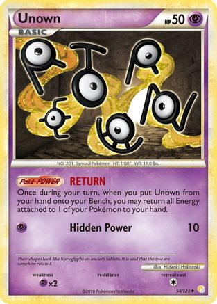 Unown (54) 054/123 - Uncommon